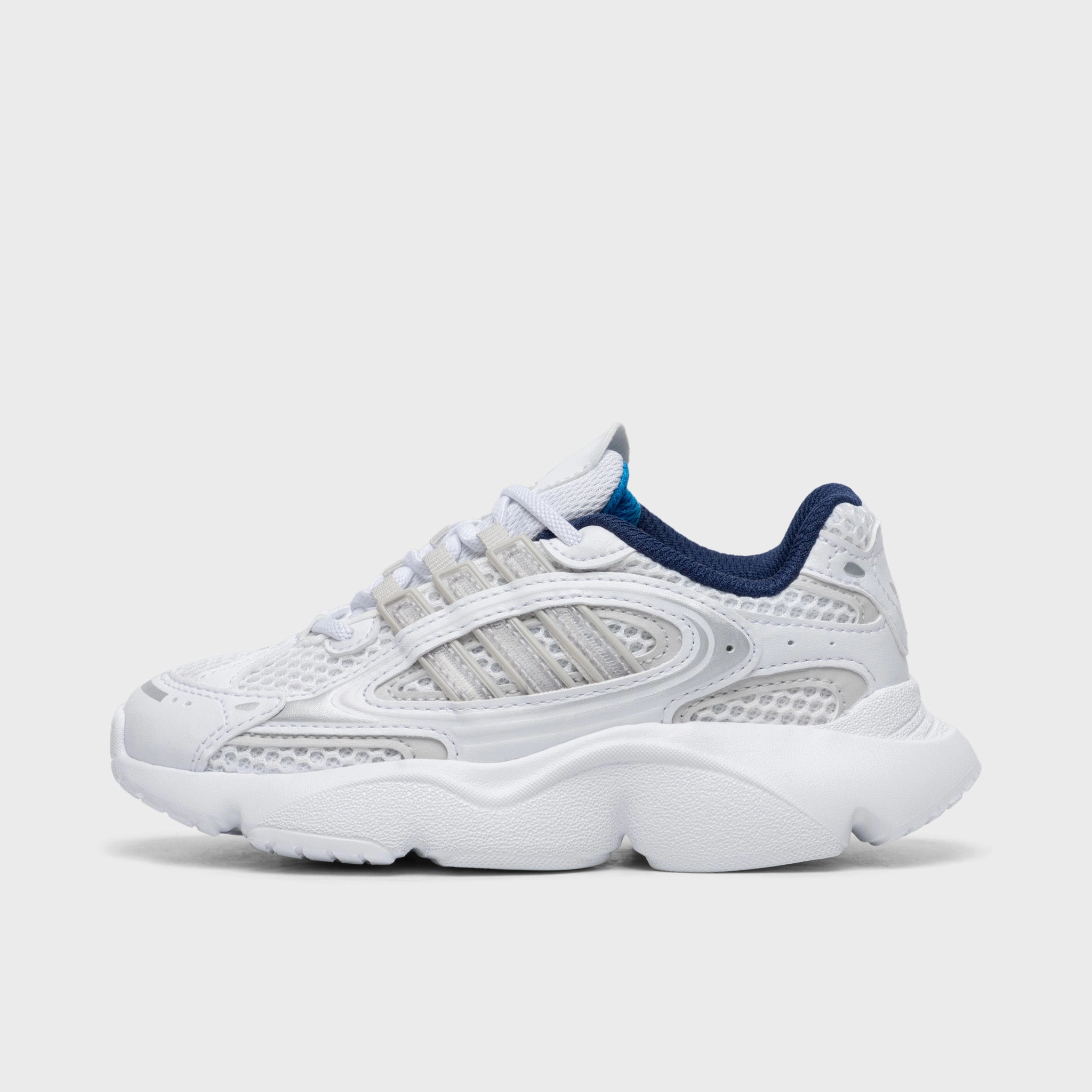 adidas Childrens' Ozmillen White / Grey - Bright Blue