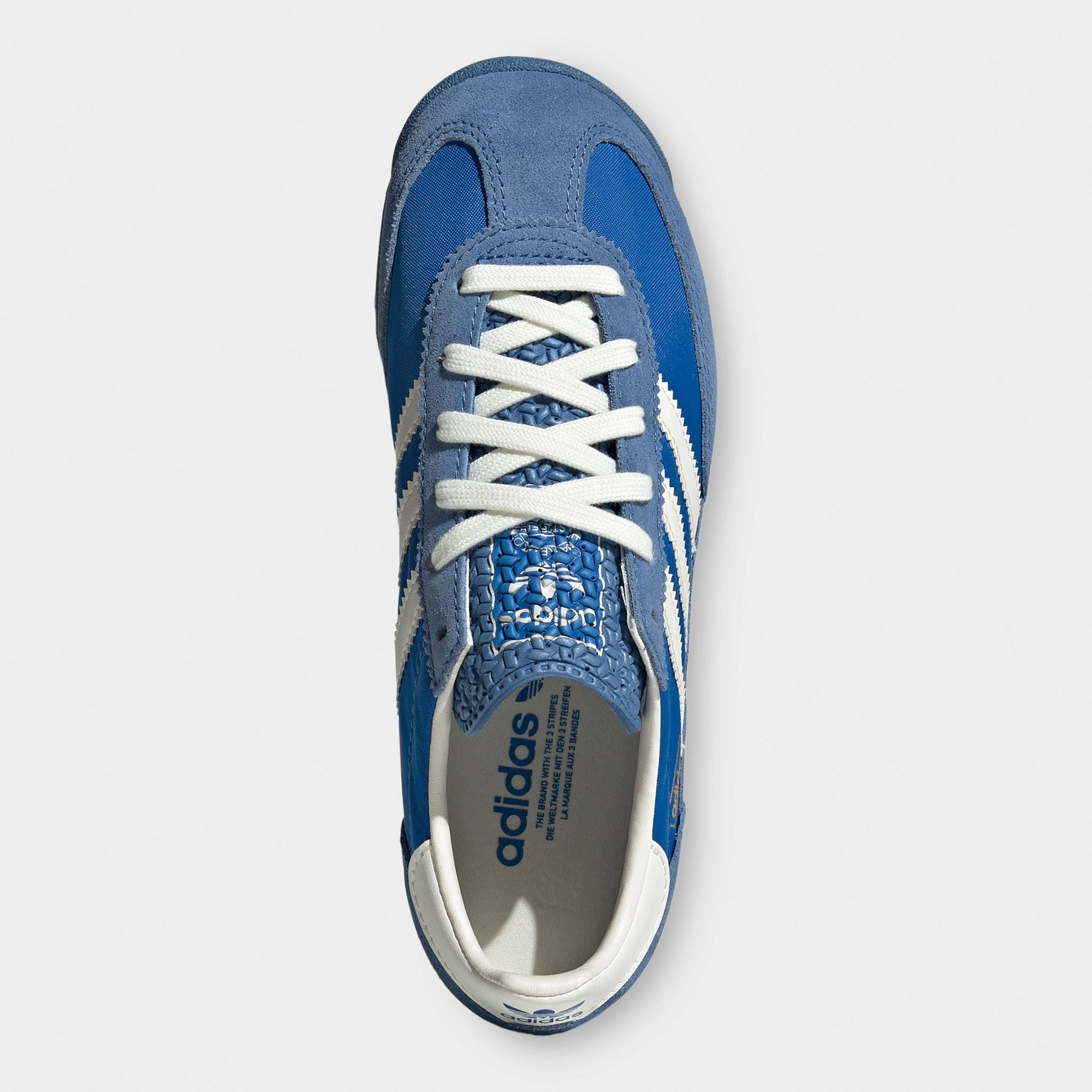 adidas Juniors' SL 72 Blue / Core White - Better Scarlet