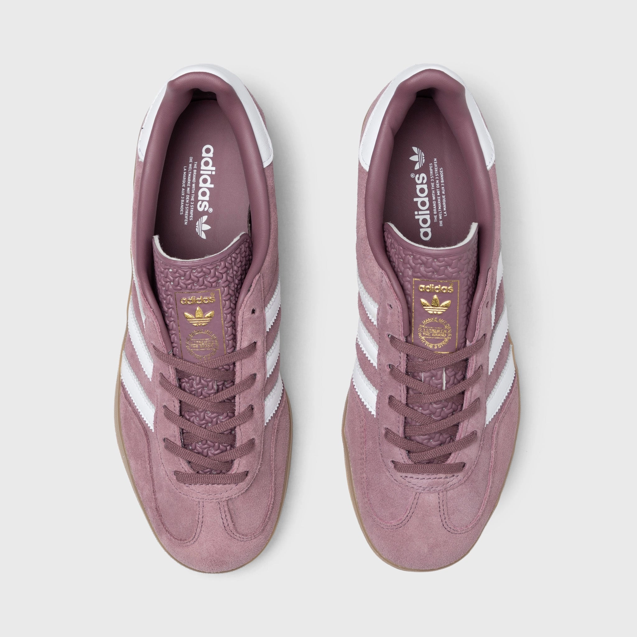 adidas Women's Gazelle Indoor Shadow Fig / White - Gum