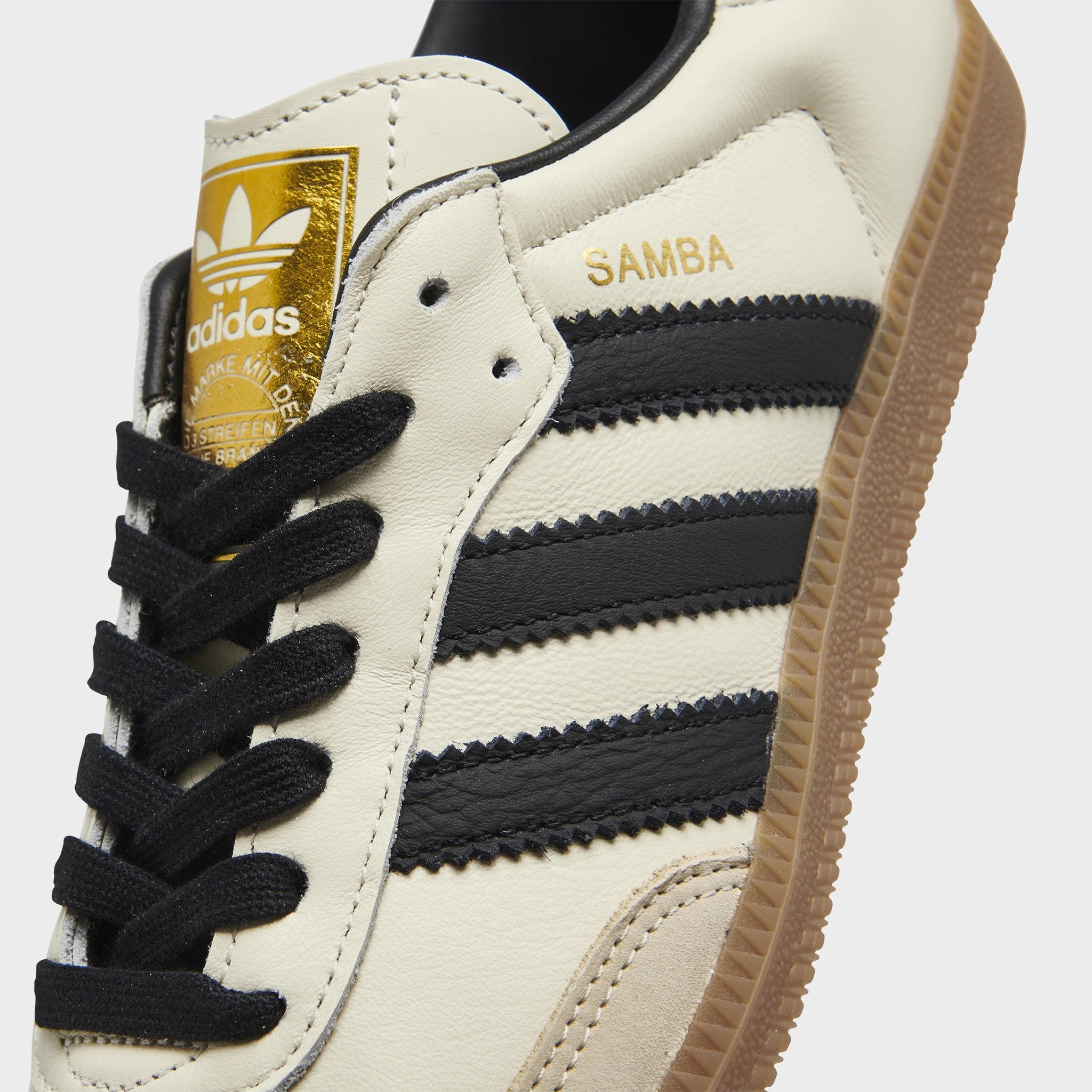 adidas Women's Samba OG Cream White / Black - Sand