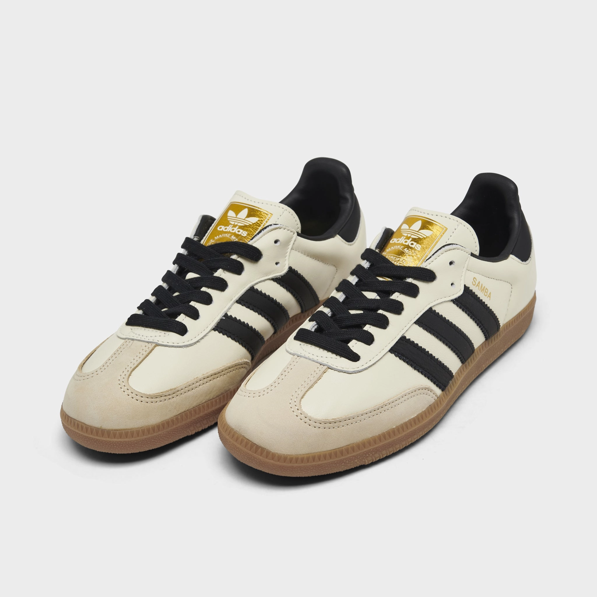adidas Women's Samba OG Cream White / Black - Sand