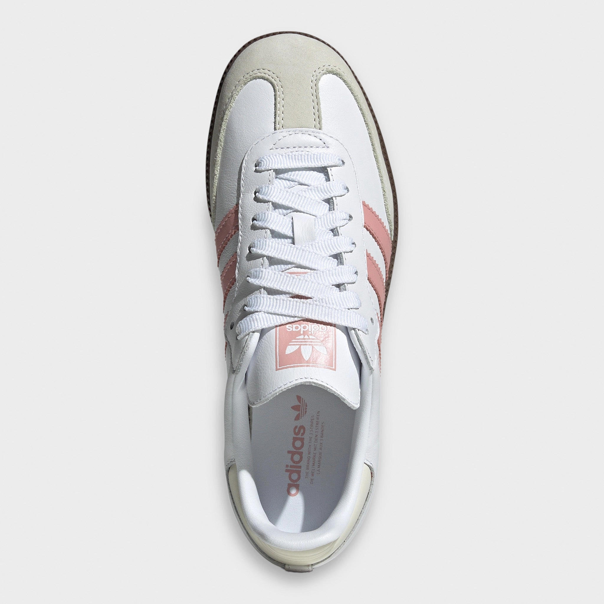 adidas Women's Samba OG White / Wonder Mauve - White