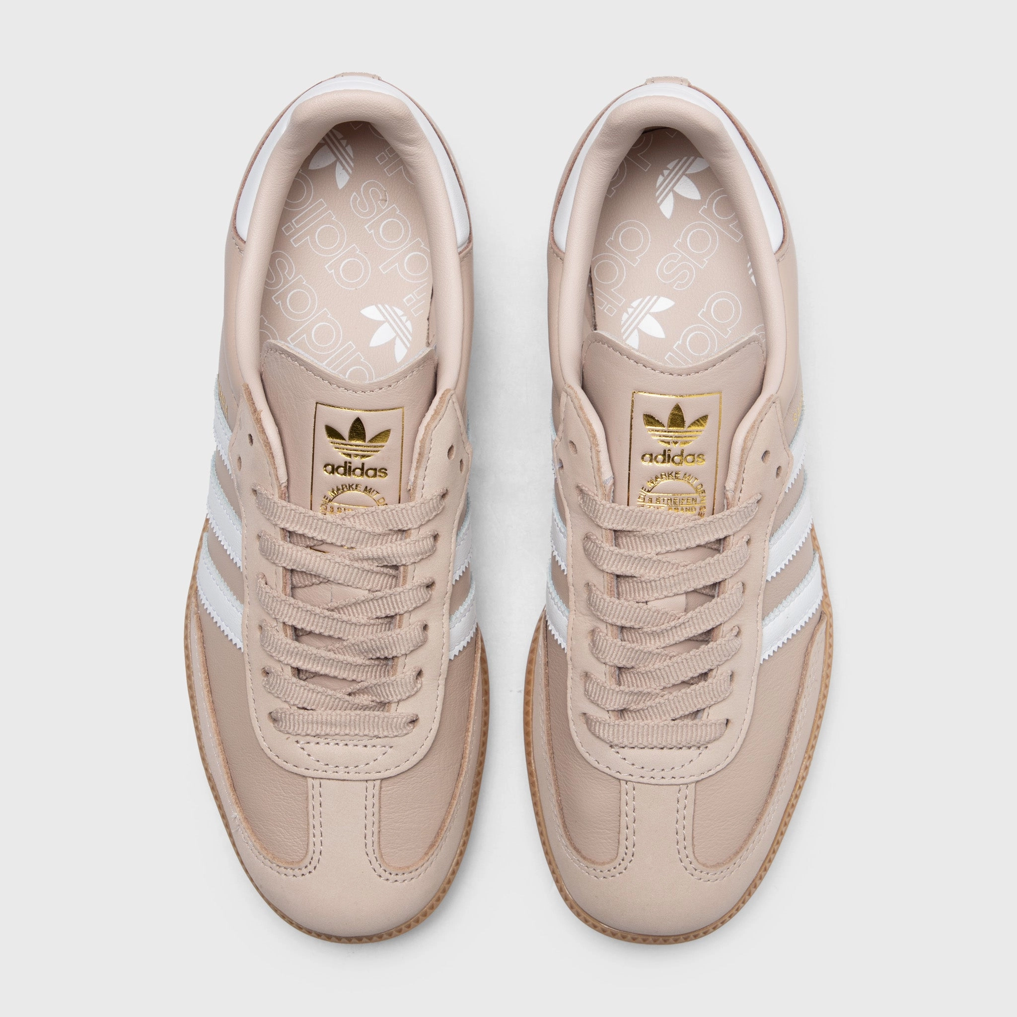 adidas Women's Samba OG Wonder Taupe / White - Gold