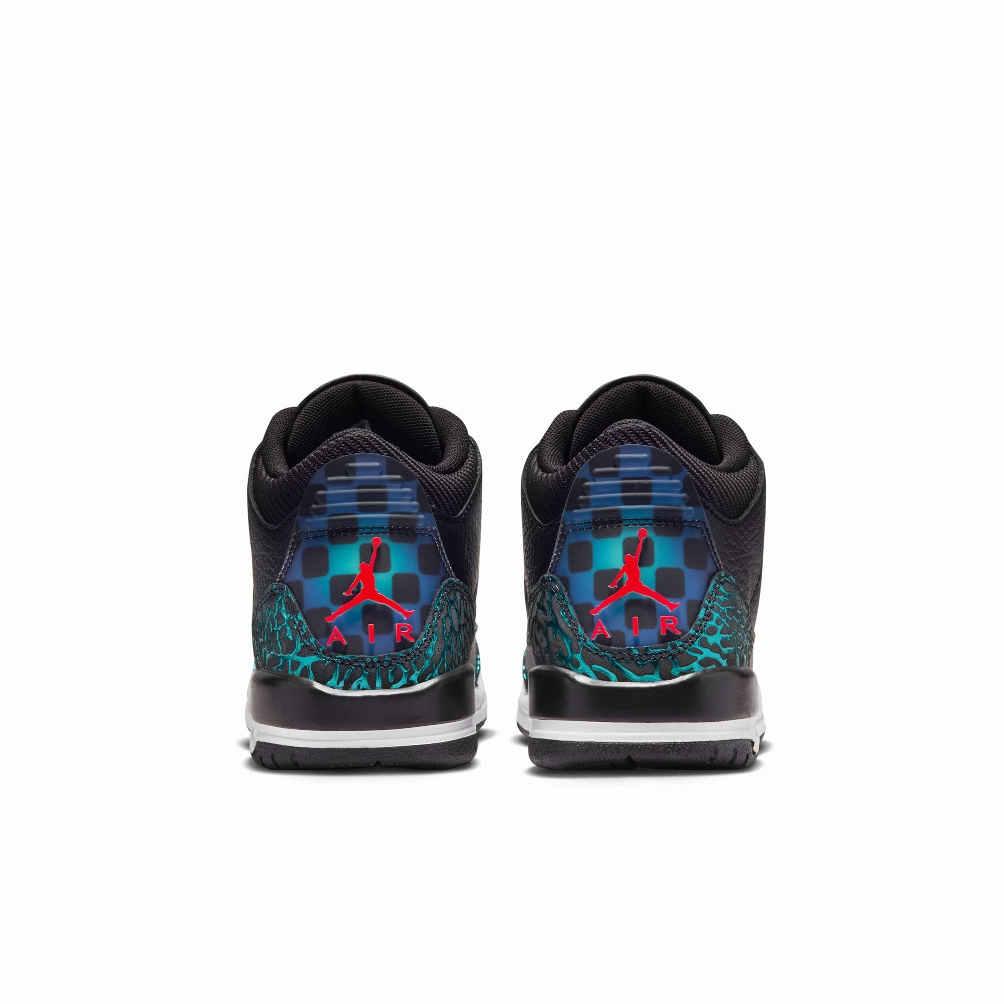 Air Jordan 3 Retro GS - BLACK/HYPER JADE