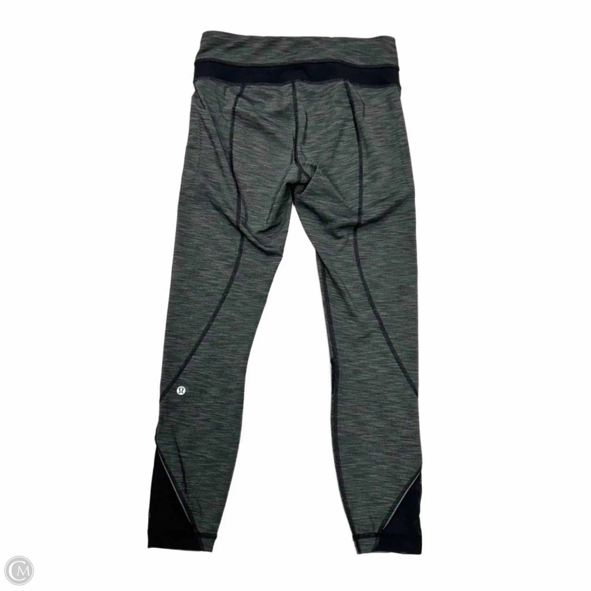 Athletic Leggings By Lululemon In Grey, Size: S