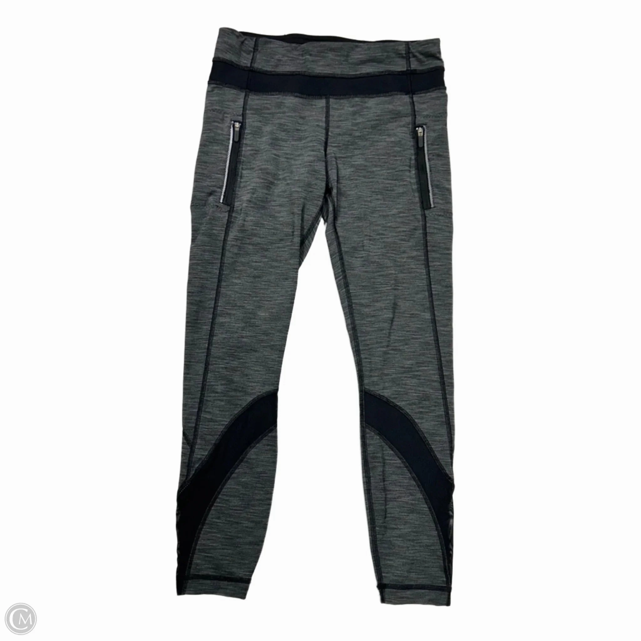 Athletic Leggings By Lululemon In Grey, Size: S
