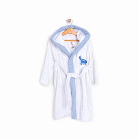 Bebecix Boy Baby Bathrobe - Blue