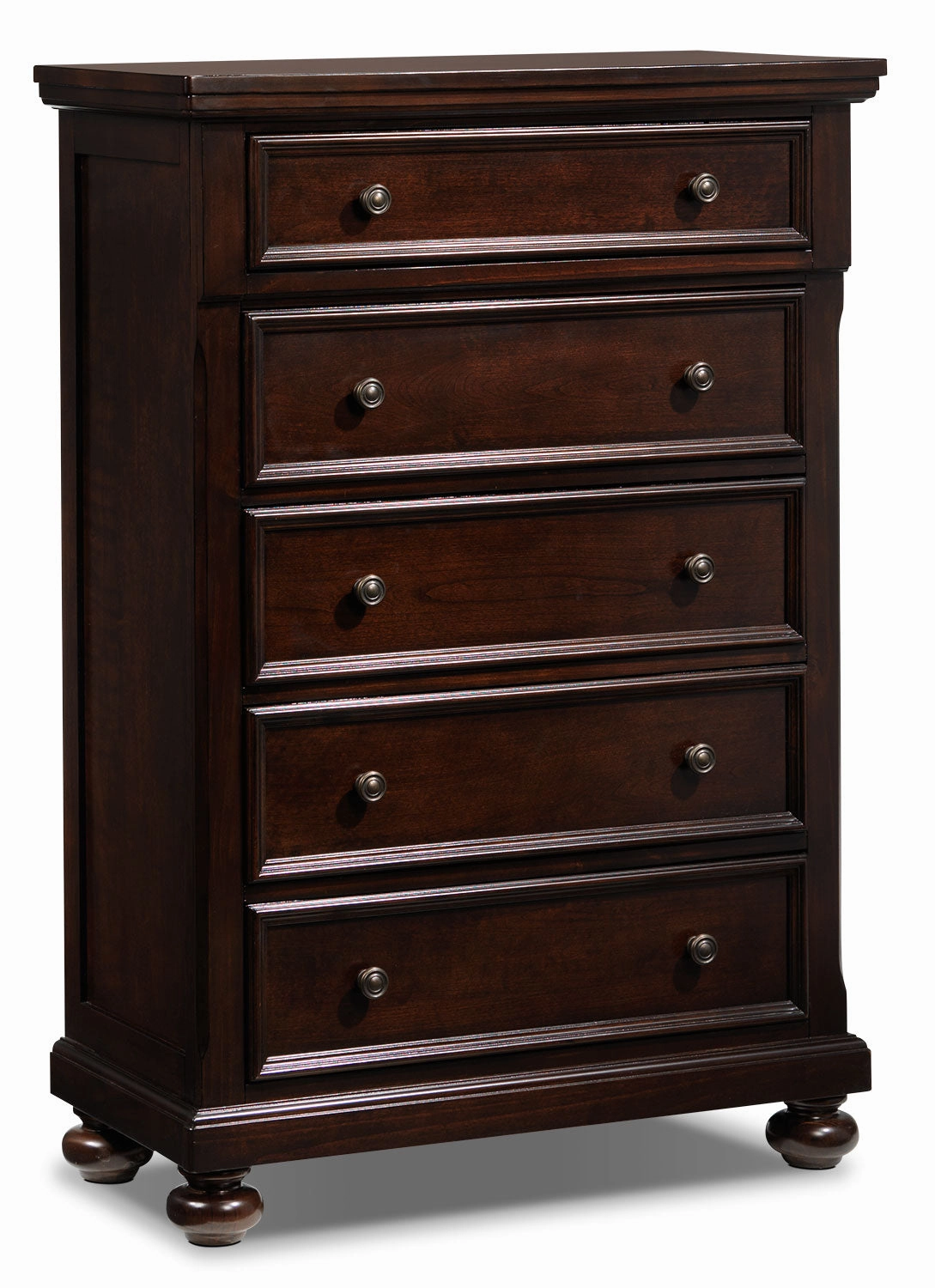 Chester 5-Piece Queen Storage Bedroom Package - Cherry