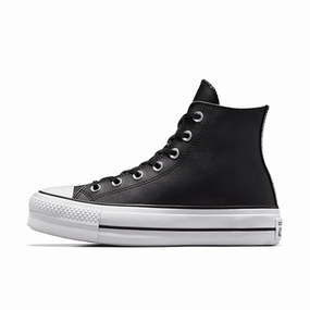 Converse Damen Chuck Taylor All Star Lift Clean Sneakers. Black Black White. 36.5 EU