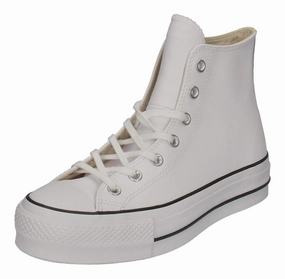Converse Damen Chuck Taylor All Star Lift Clean Sneakers. White White Black. 36.5 EU