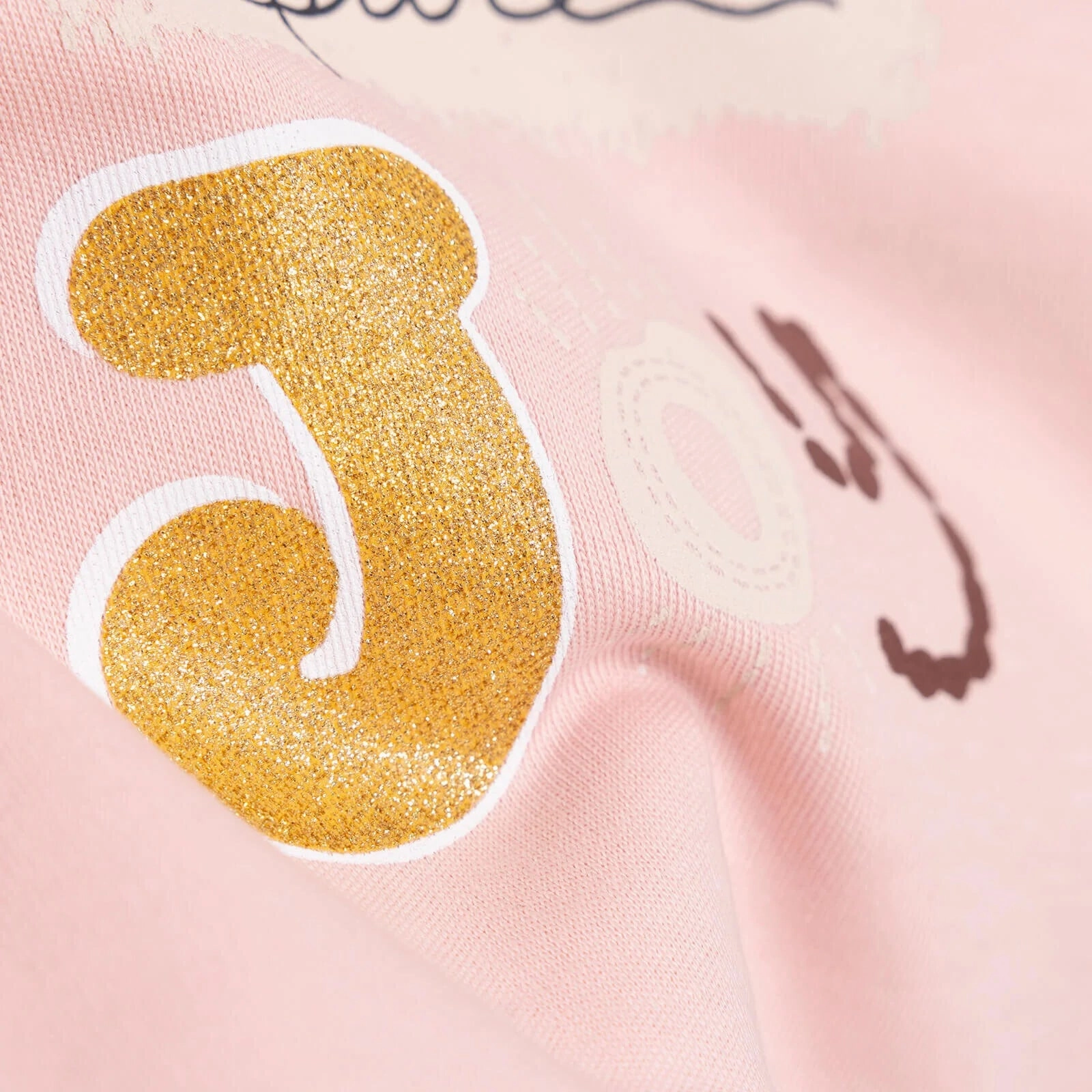 HelloBaby Baby Girl Sweatshirt Footless Bottom - Powder