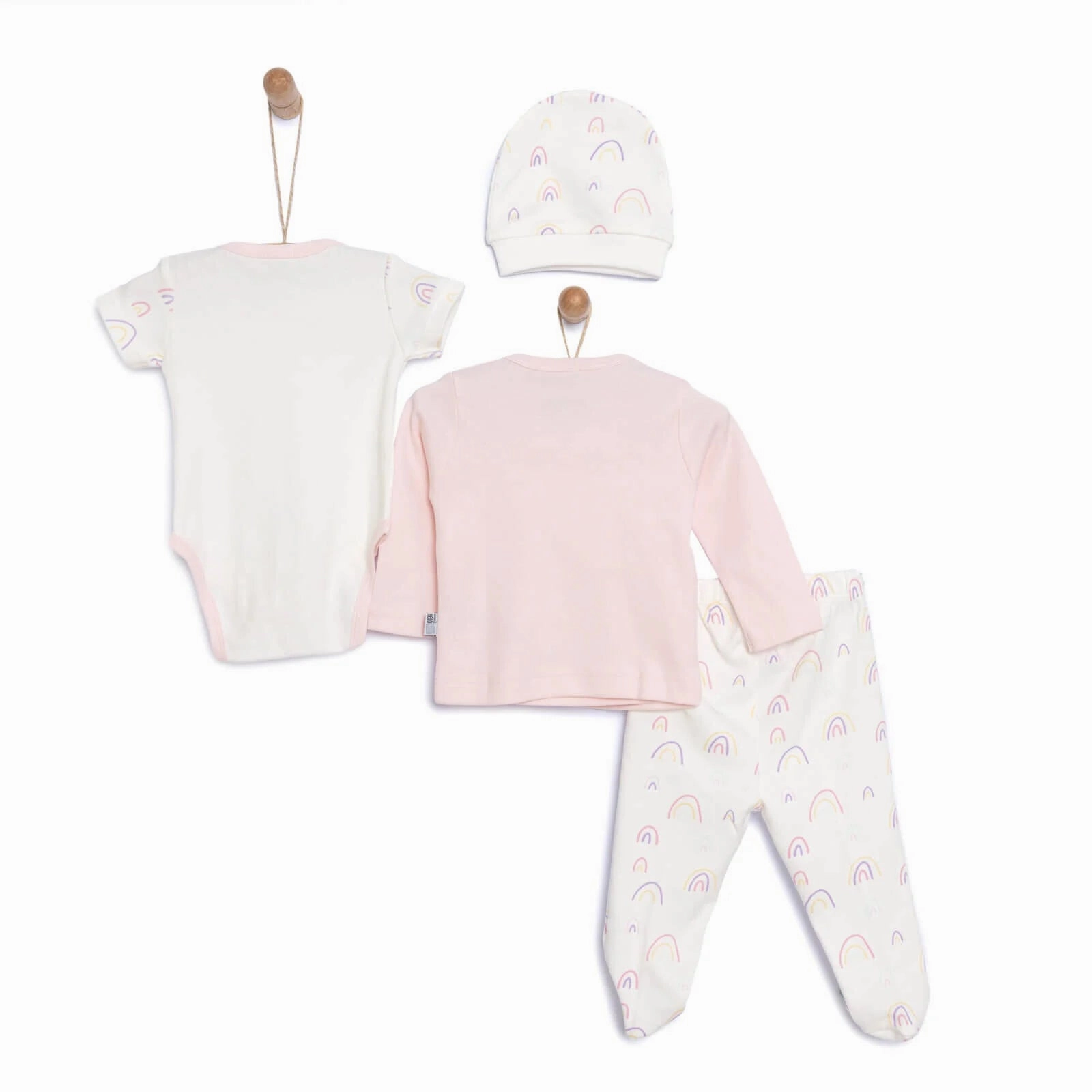 HelloBaby Newborn Baby Girl Starter Set 5 pcs - Pink