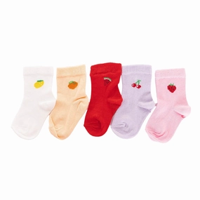 HelloBaby Pack of 5 Socks - Red