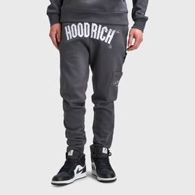 Hoodrich Heat V3 Open Hem Joggers Asphalt / White - Monument