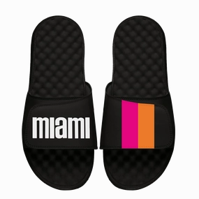 Islide Miami Floridians Black Sandals