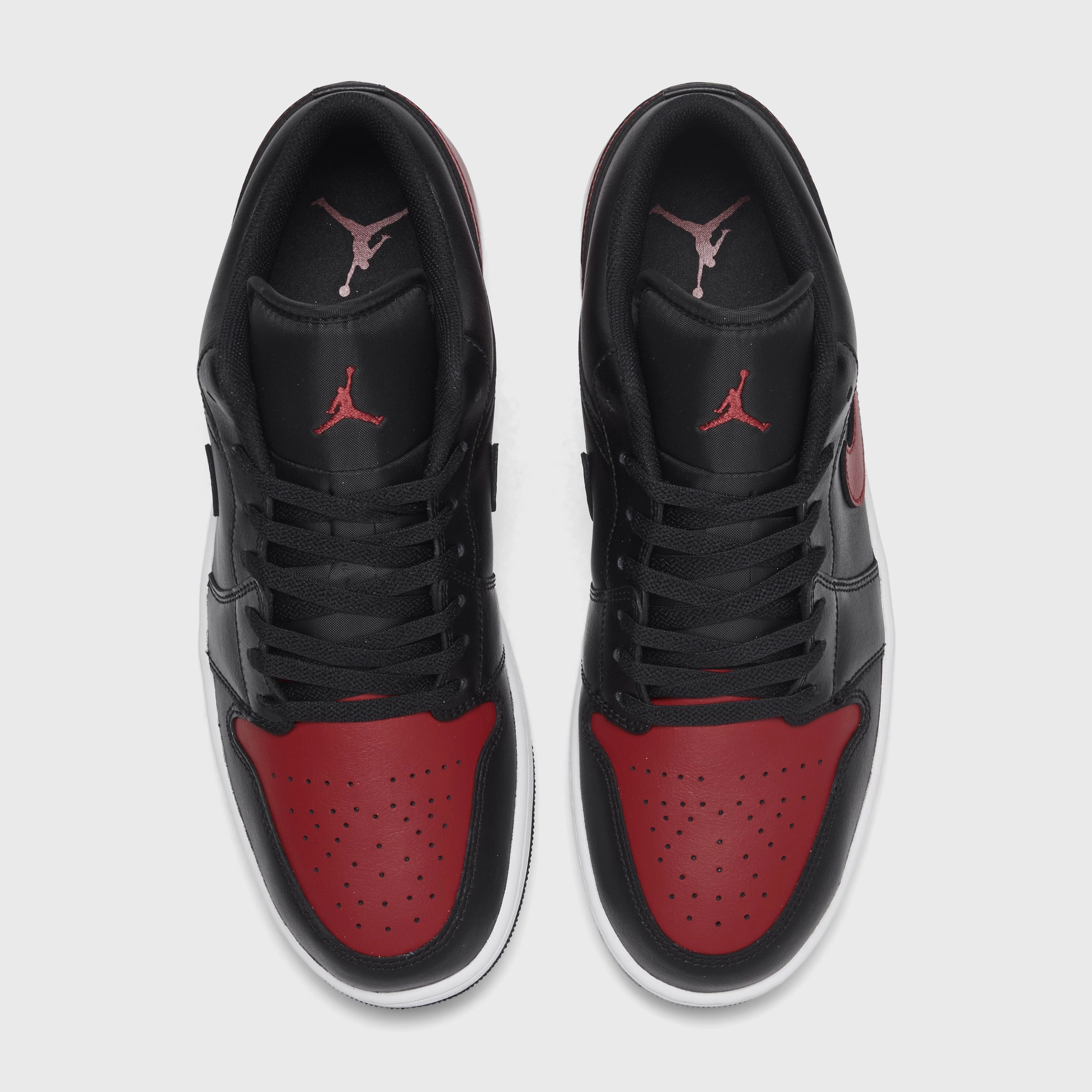 Jordan 1 Low Black / Varsity Red - Summit White