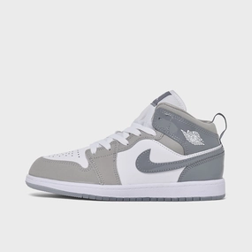 Jordan 1 Mid SE PS White / Cool Grey - Medium Grey