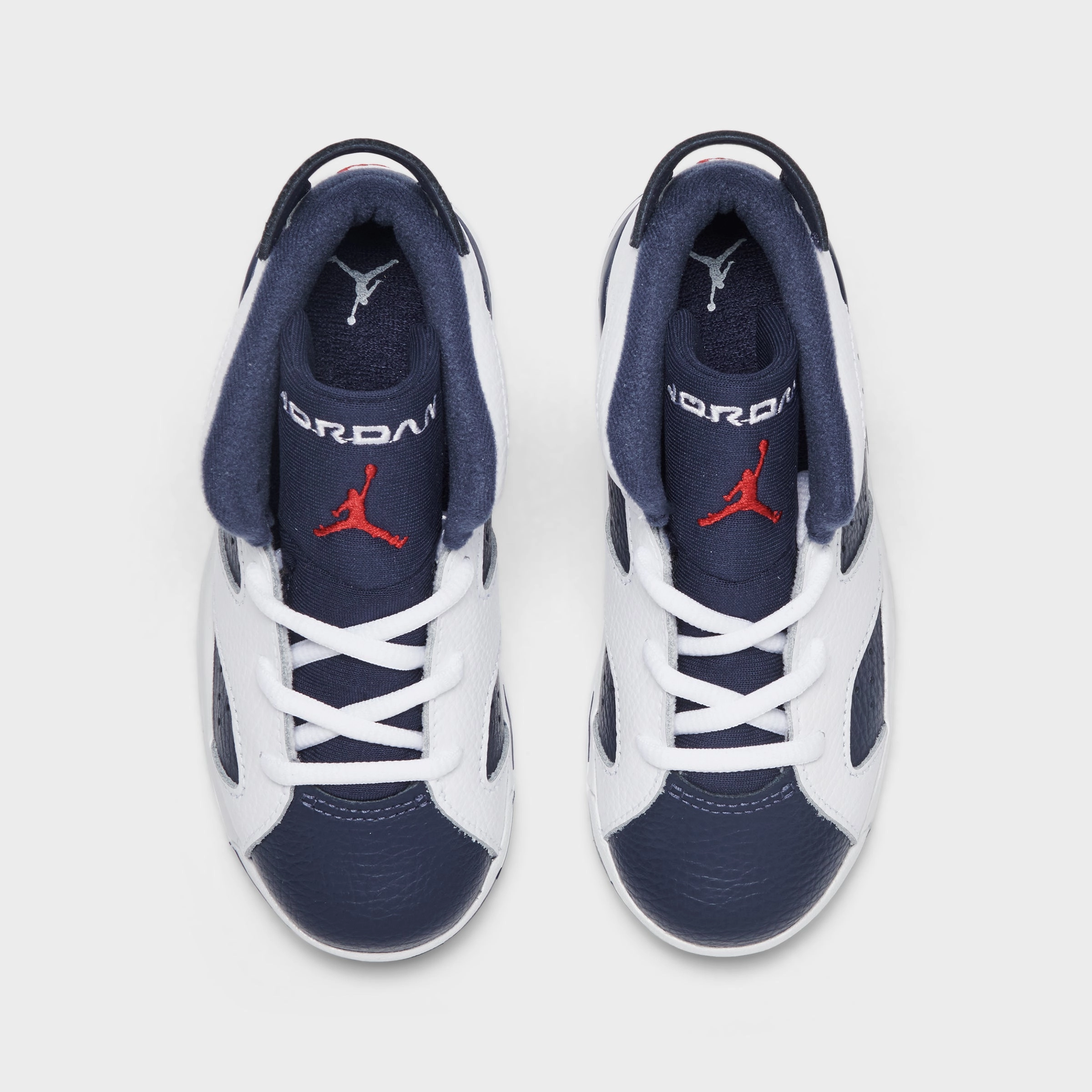Jordan 6 Retro TD White / Varsity Red - Midnight Navy