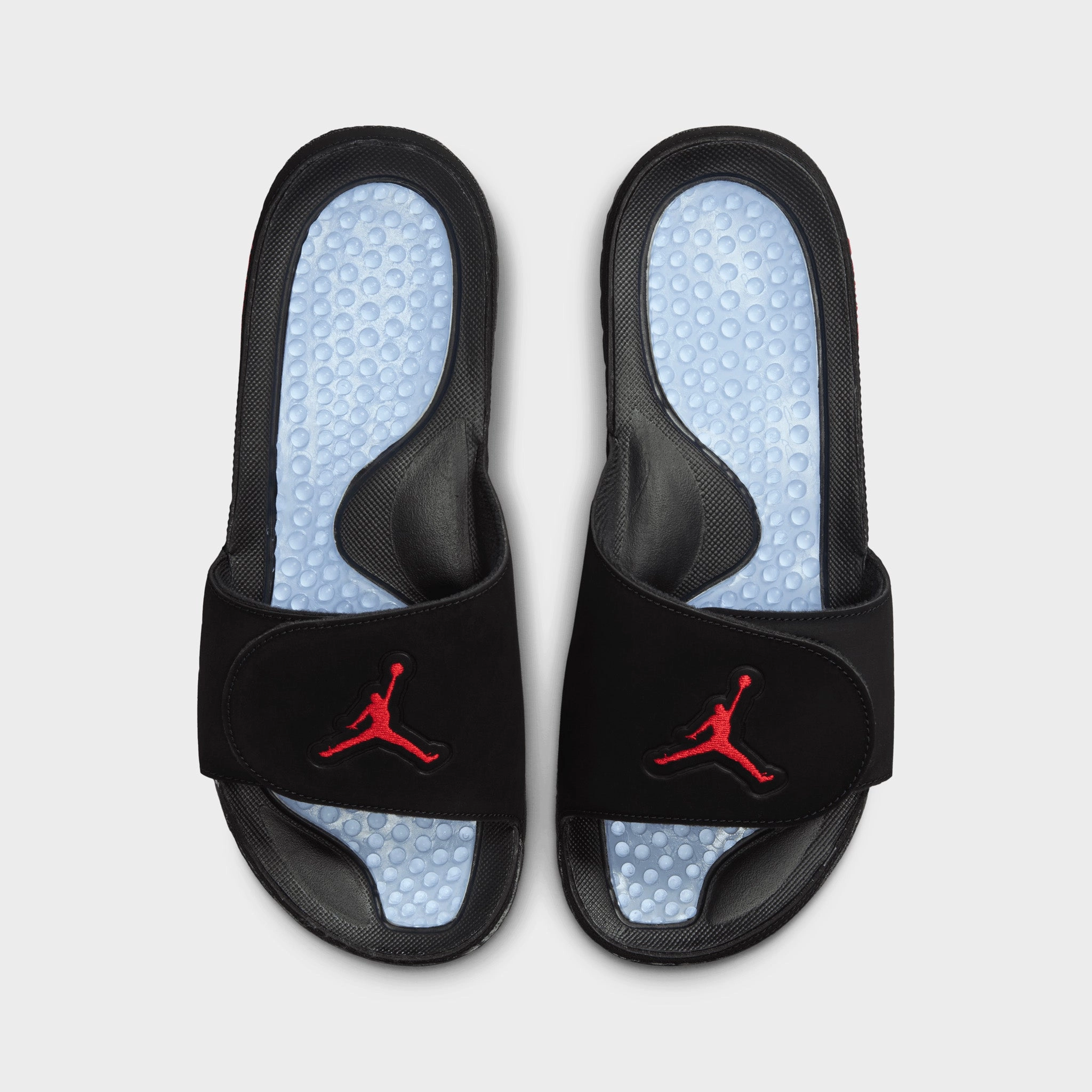 Jordan Hydro V Retro Black / Fire Red - Silver
