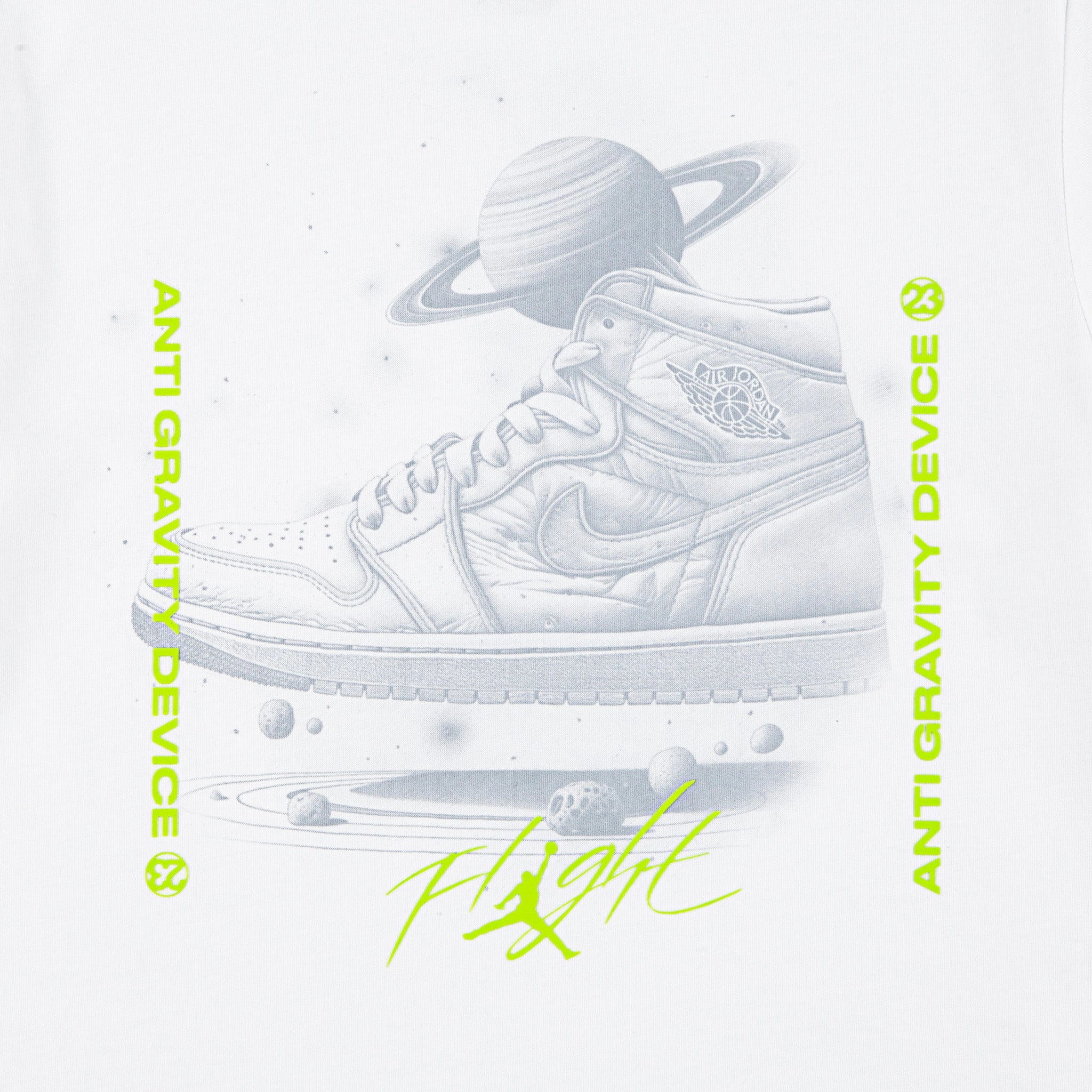 Jordan Junior Boys' Anti Gravity Graphic T-Shirt / White