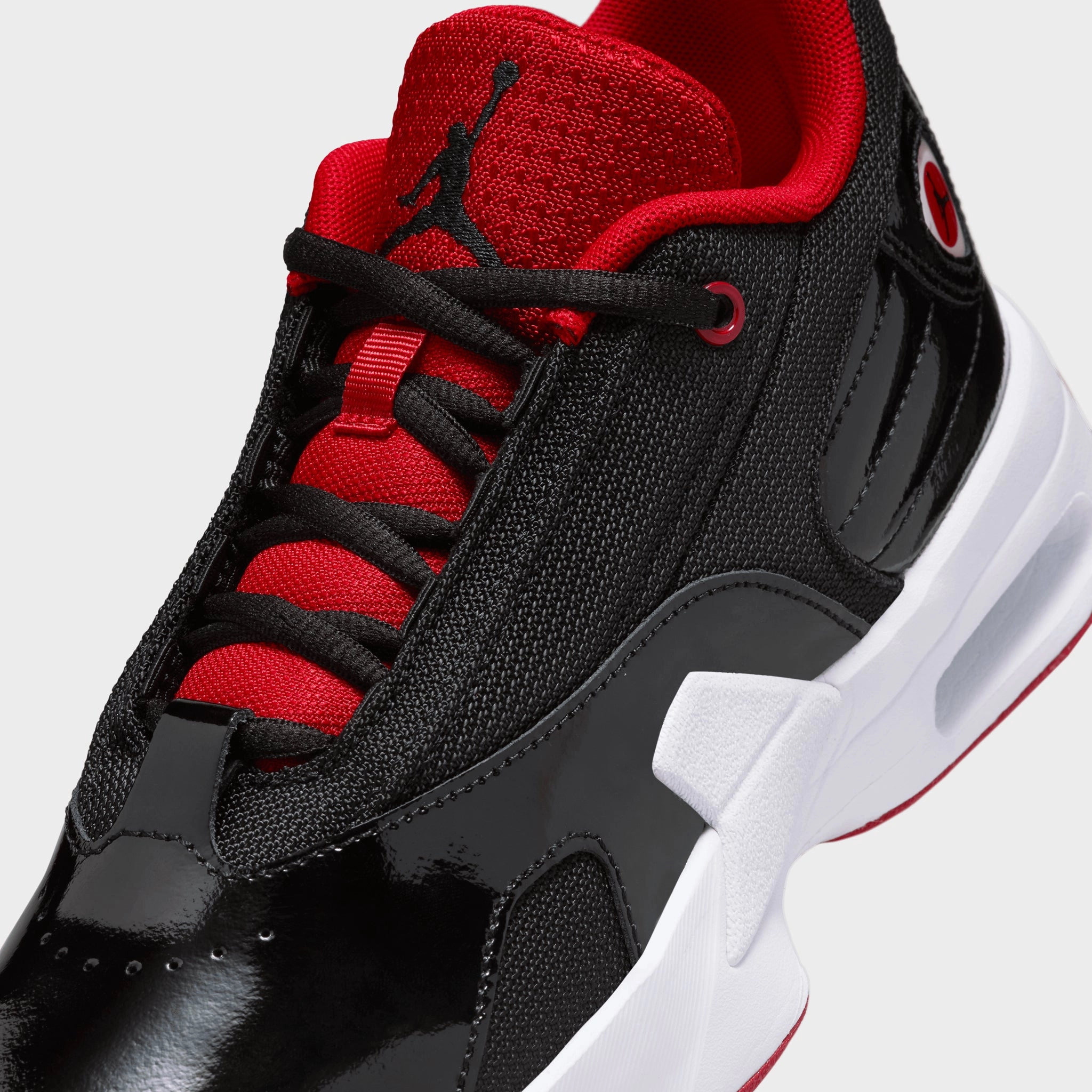 Jordan Max Aura 6 GS Black / Gym Red - White