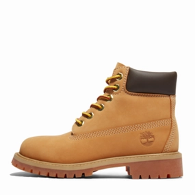 Little Kids Timberland Premium Boots- WHEAT