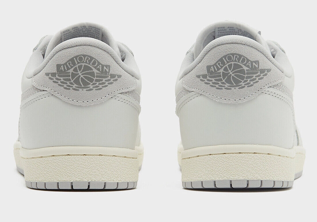 Men's Air Jordan 1 Low 85 - SUMMIT WHITE/LT SMOKE GREY-NEUTRAL GREY
