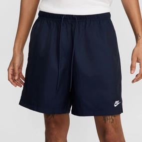 Men's Nike Woven Flow Shorts - OBSIDIAN/WHITE