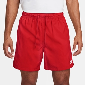 Men's Nike Woven Flow Shorts - UNIVERSITY RED/WHITE