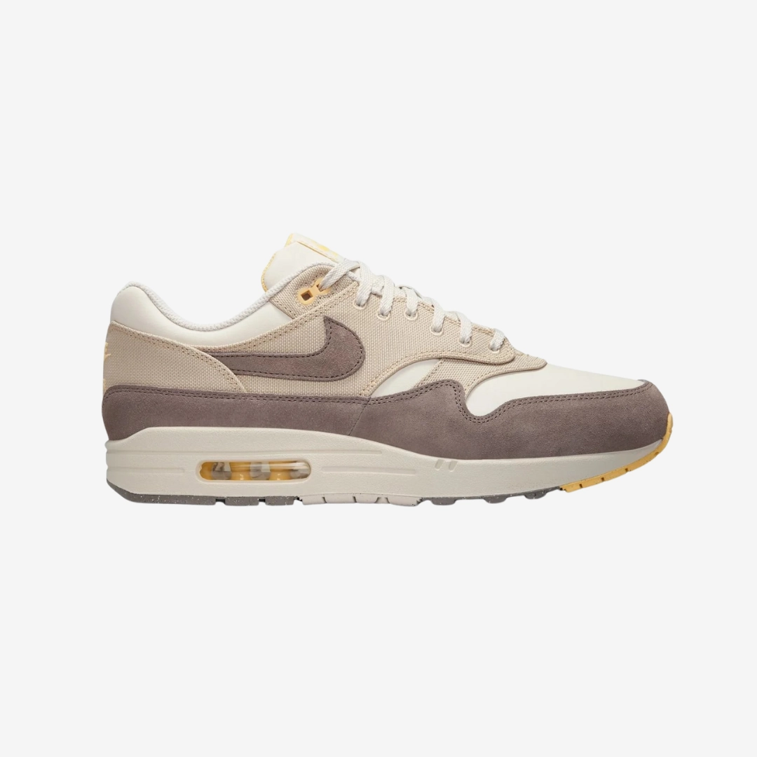 mens nike air max 1 prem (light bone/cave stone)