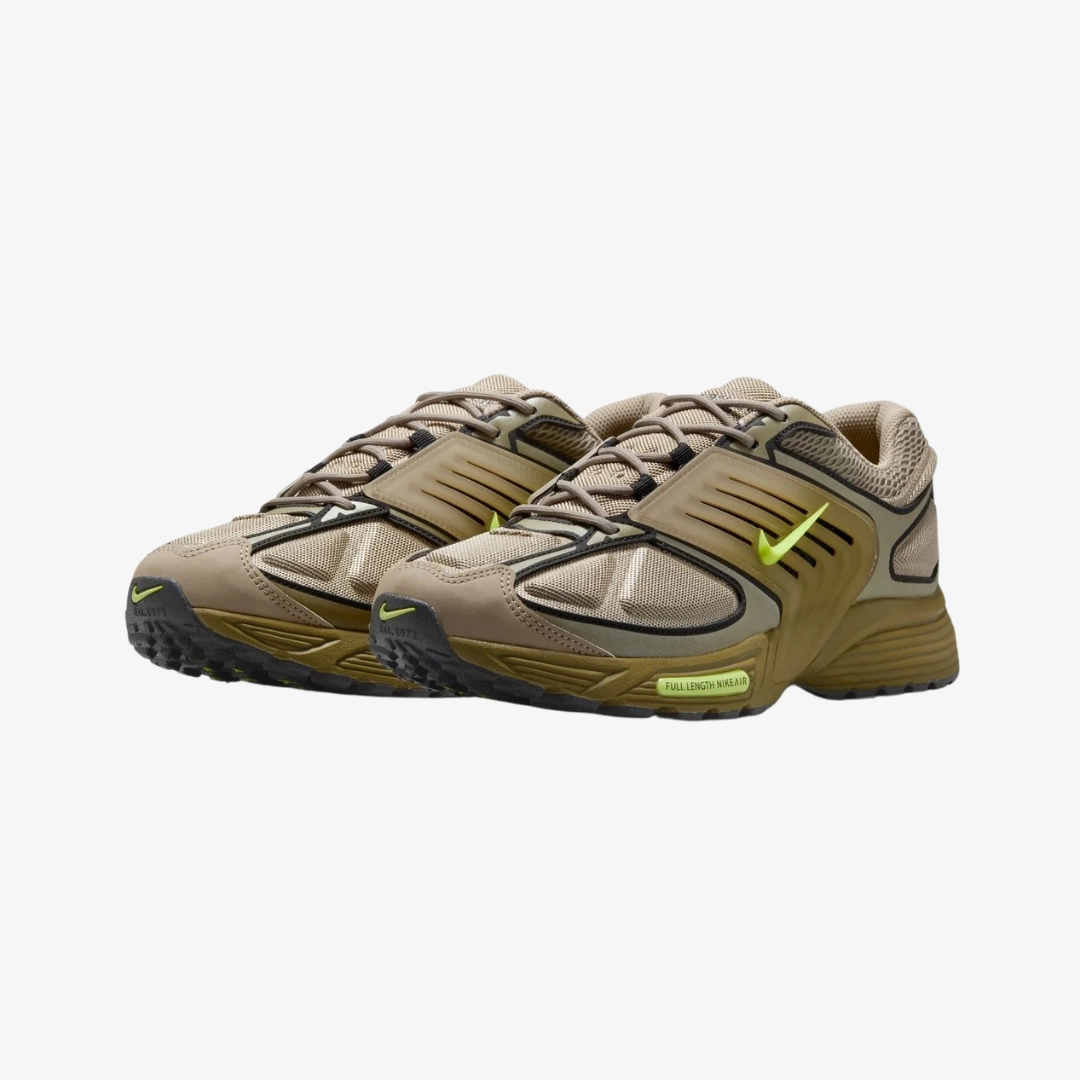 mens nike air pegasus wave (khaki/volt)