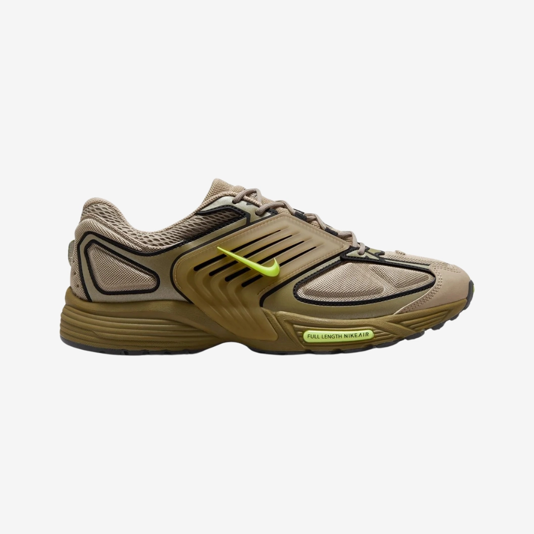 mens nike air pegasus wave (khaki/volt)