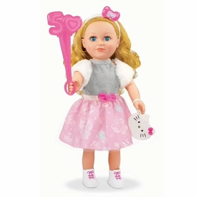 My Life As Poseable Hello Kitty 18" Doll, Blonde Hair, Blue Eyes, 50th Anniversary Edition