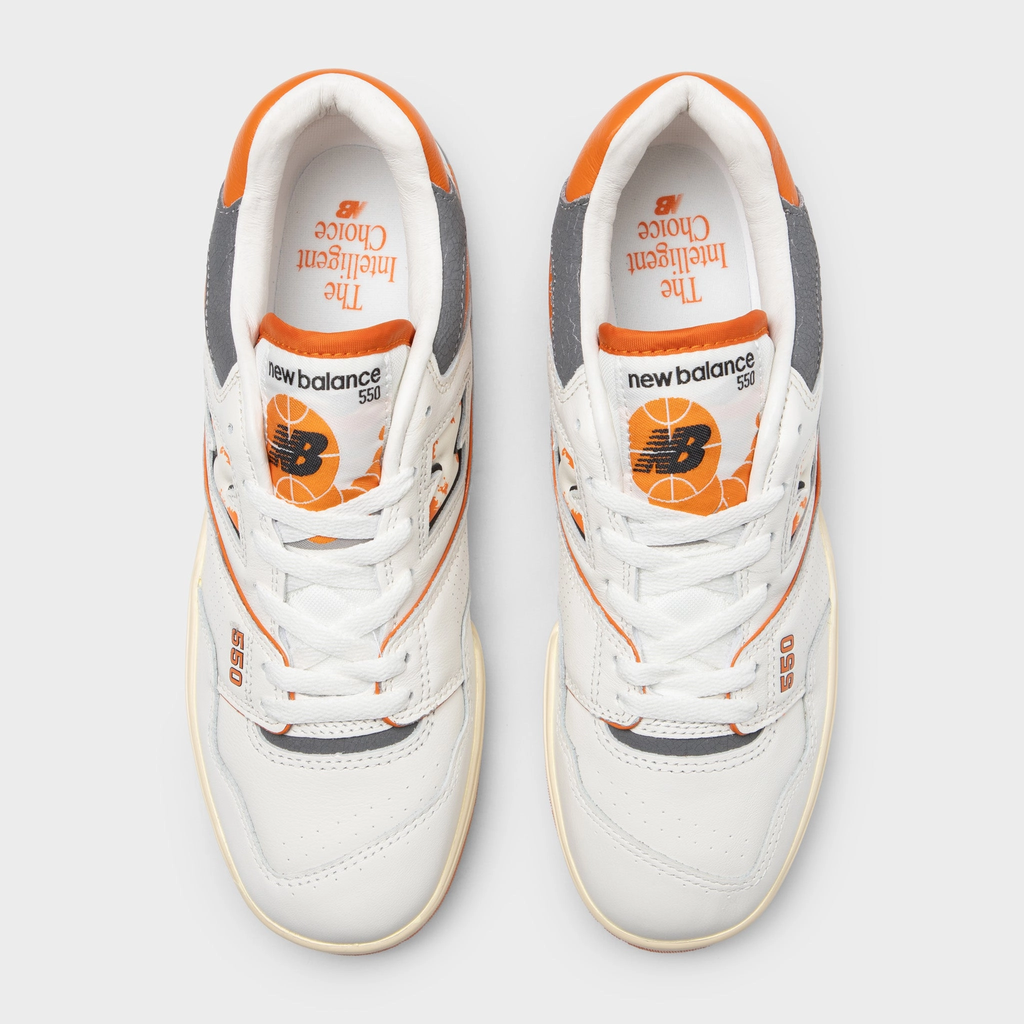 New Balance 550 White / Red - Grey
