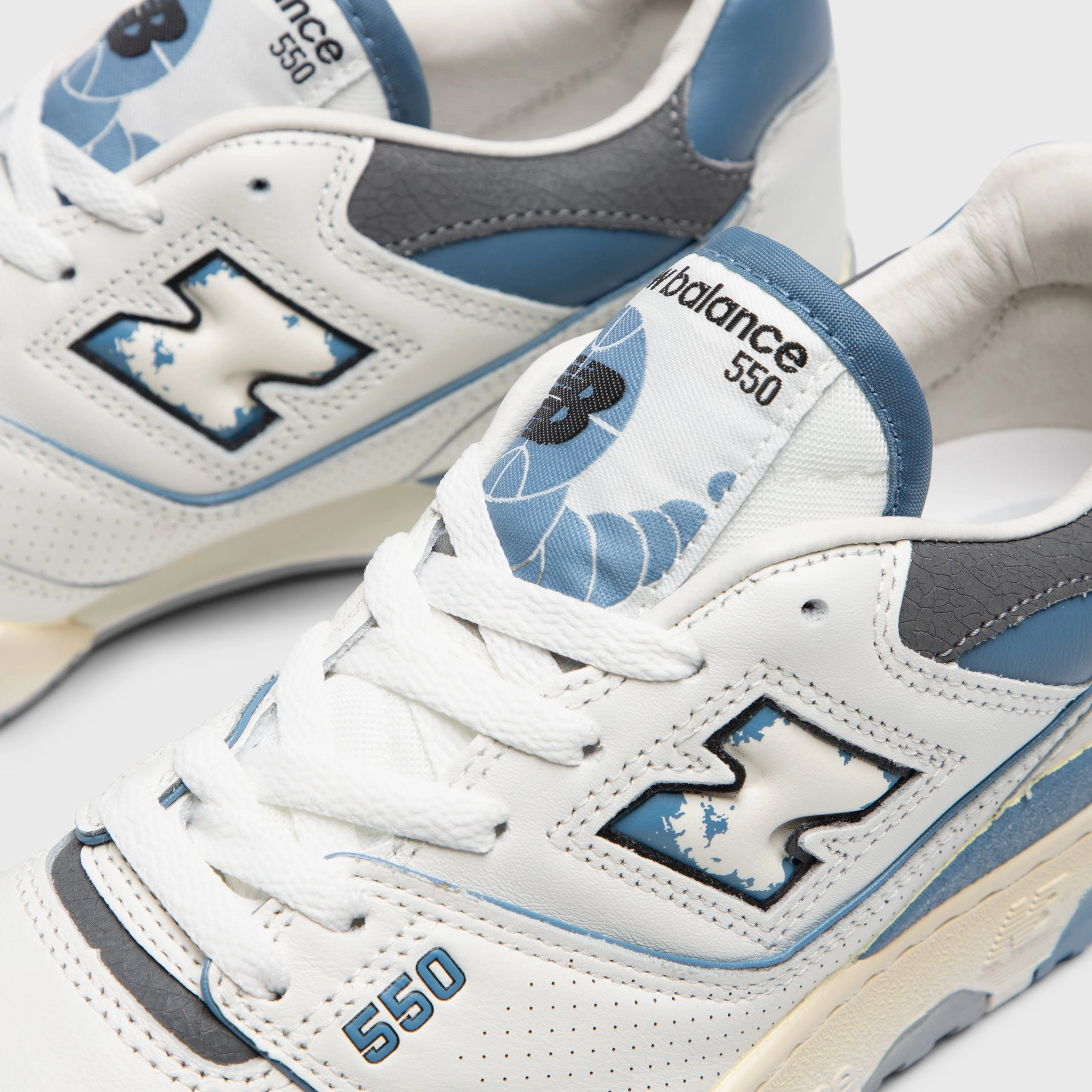 New Balance BB550VTE White / Blue - Grey