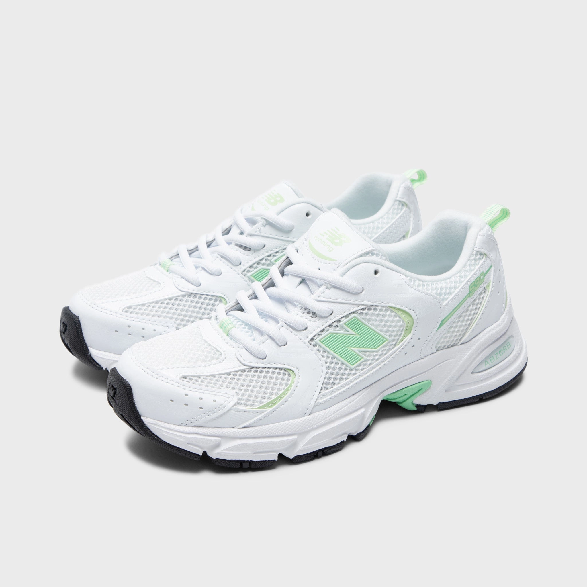 New Balance Juniors' 530 White / Melon Water
