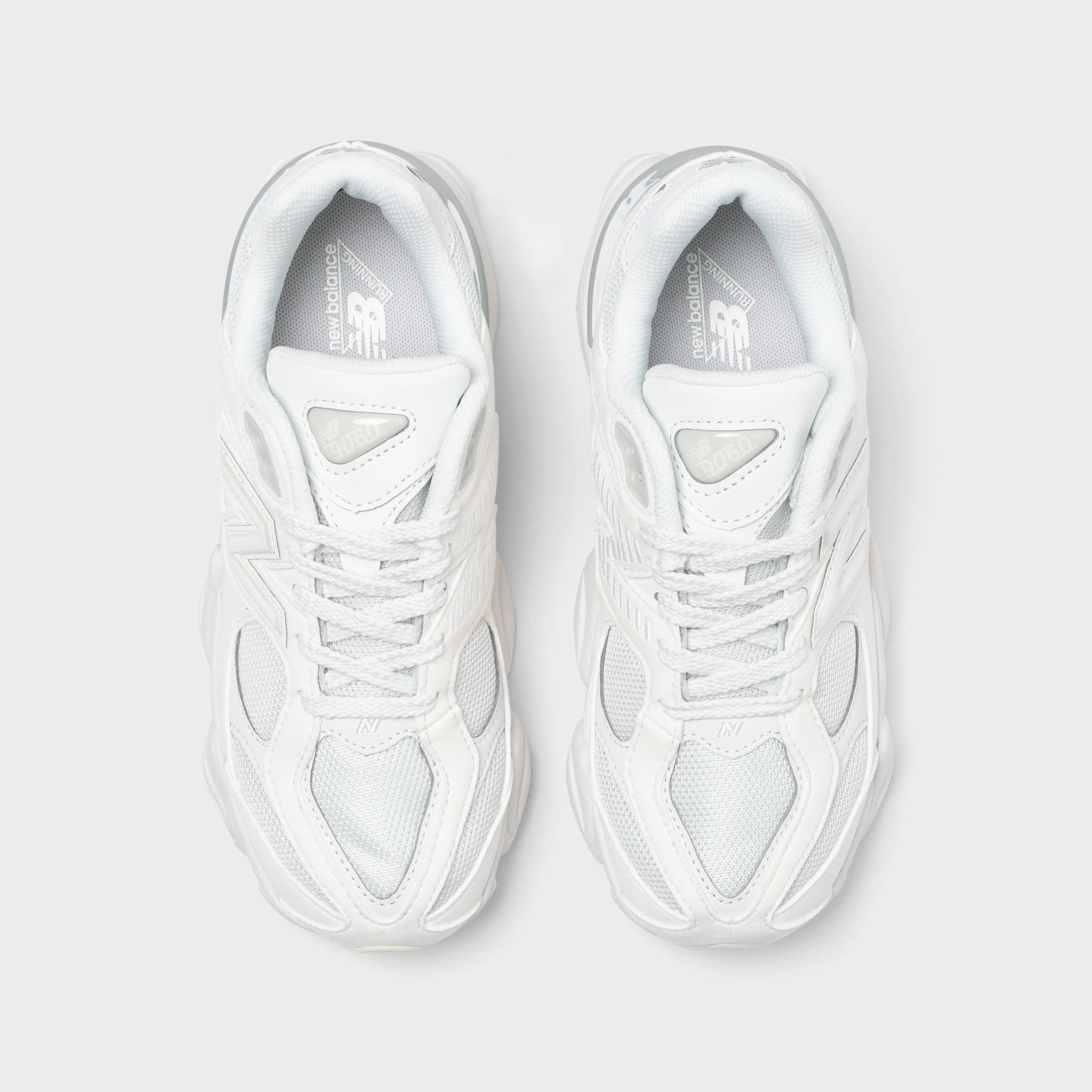 New Balance Juniors' 9060 White / White