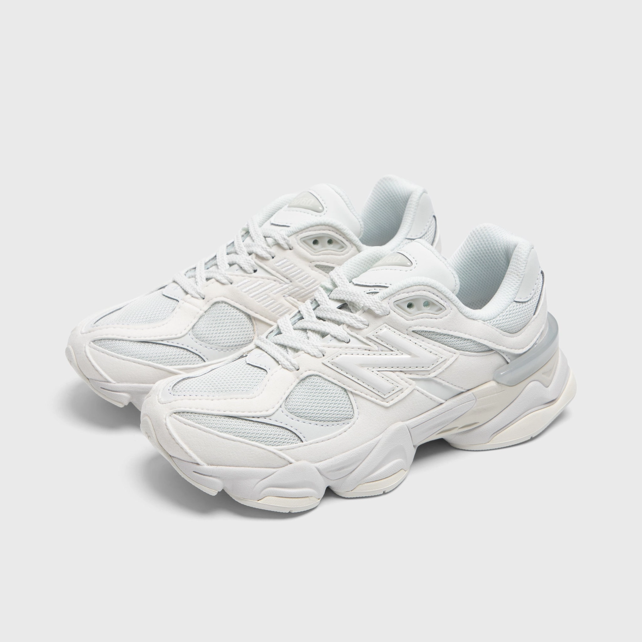 New Balance Juniors' 9060 White / White