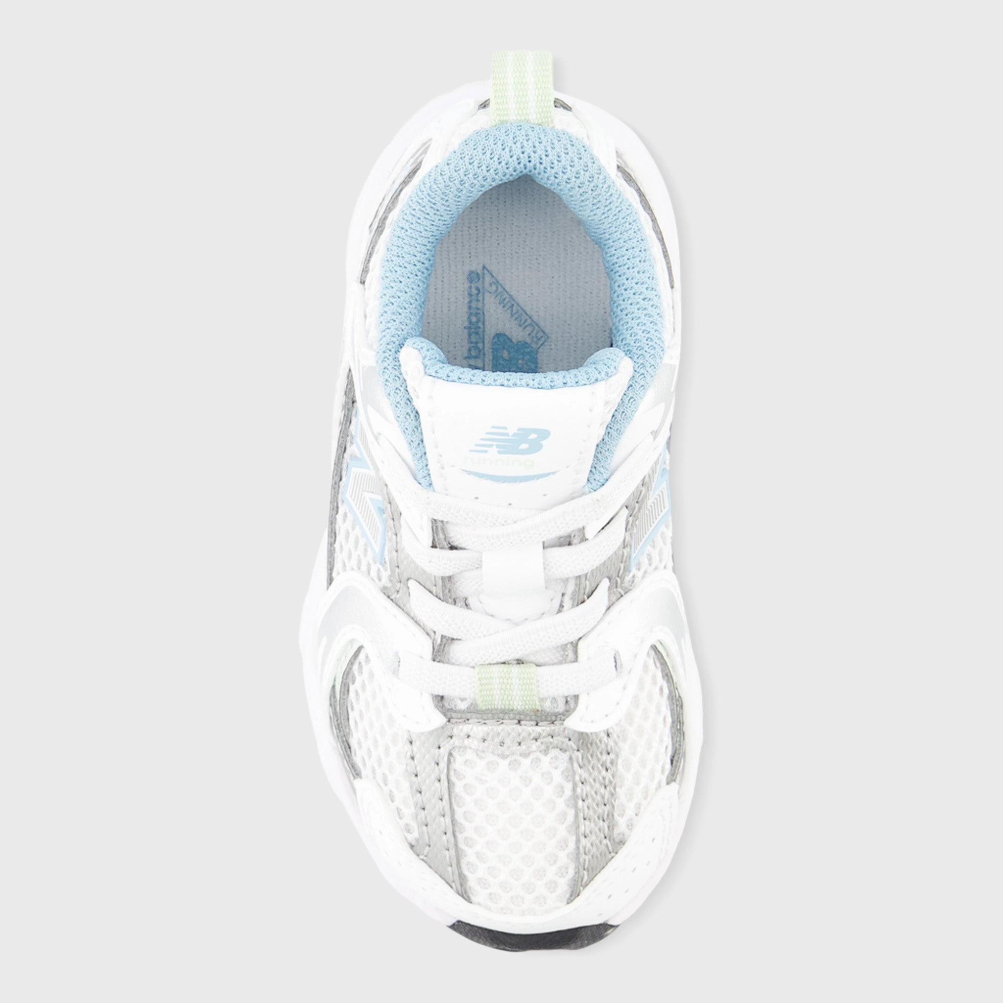 New Balance Toddler's 530 White / Silver - Light Blue