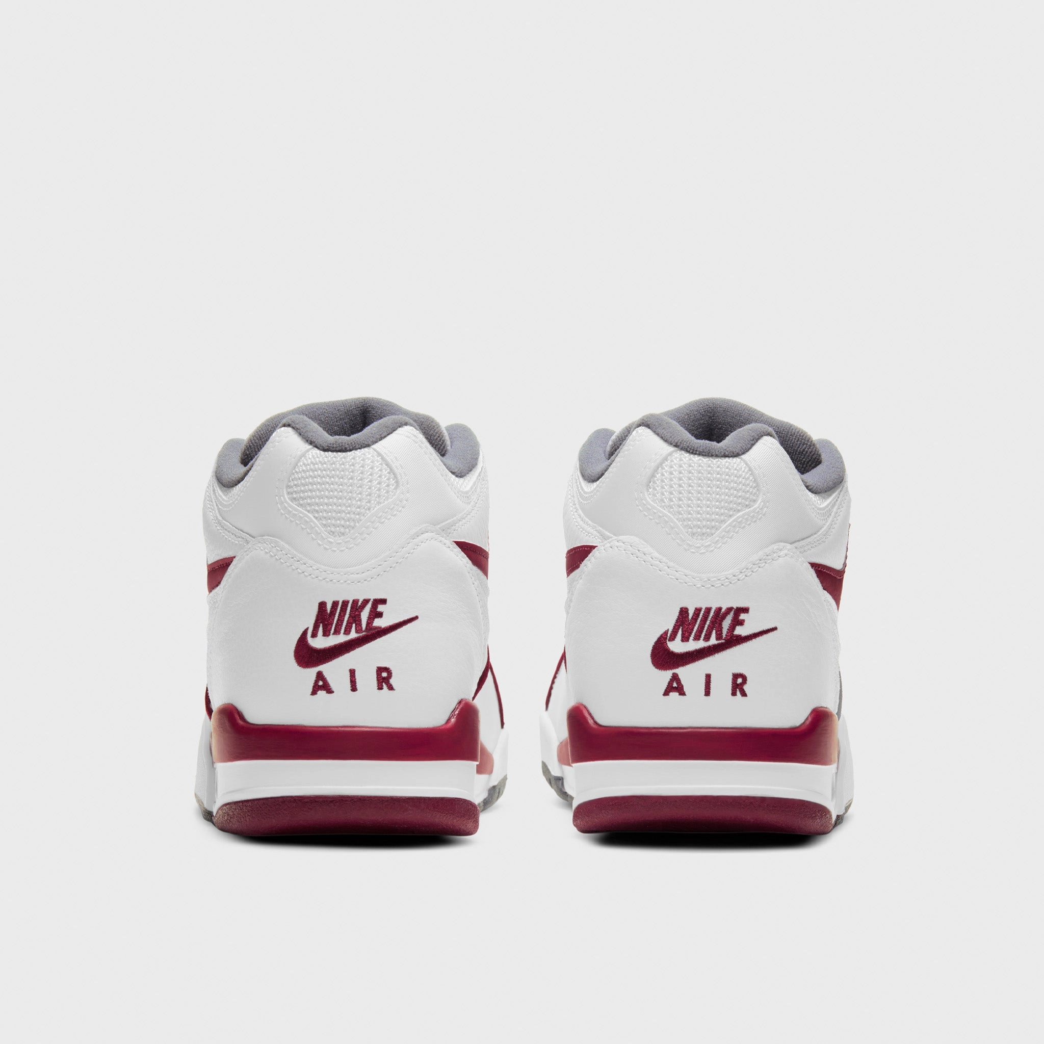 Nike Air Flight 89 White / Team Red - Smoke Grey