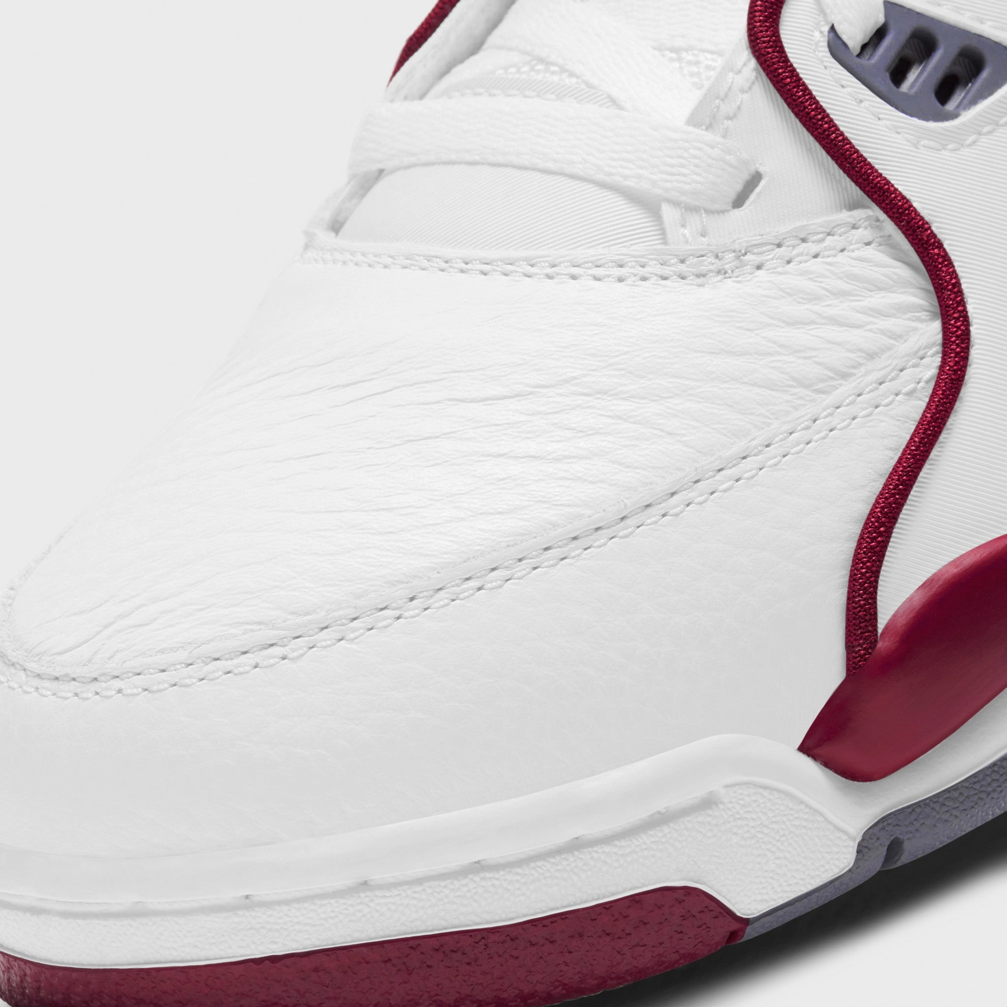 Nike Air Flight 89 White / Team Red - Smoke Grey
