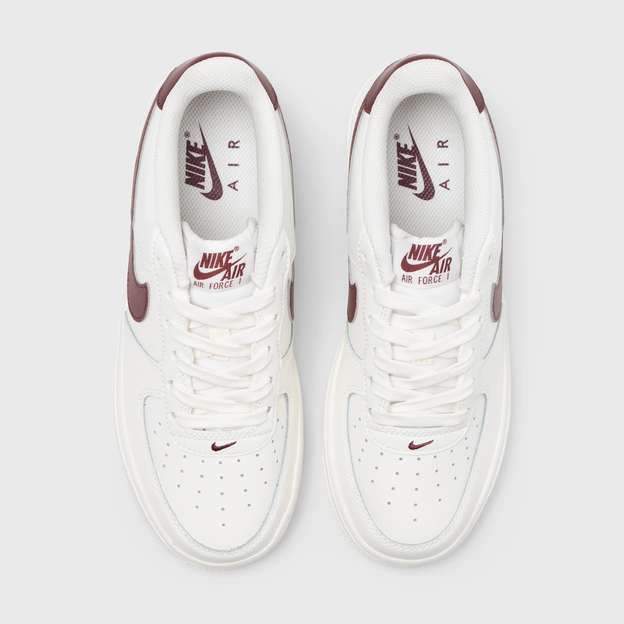 Nike Air Force 1 GS Sail / Dark Team Red