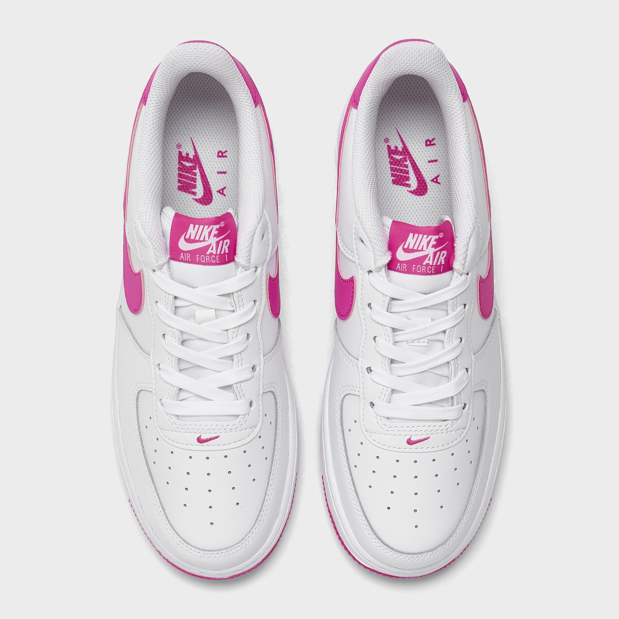 Nike Air Force 1 GS White / Laser Fuchsia
