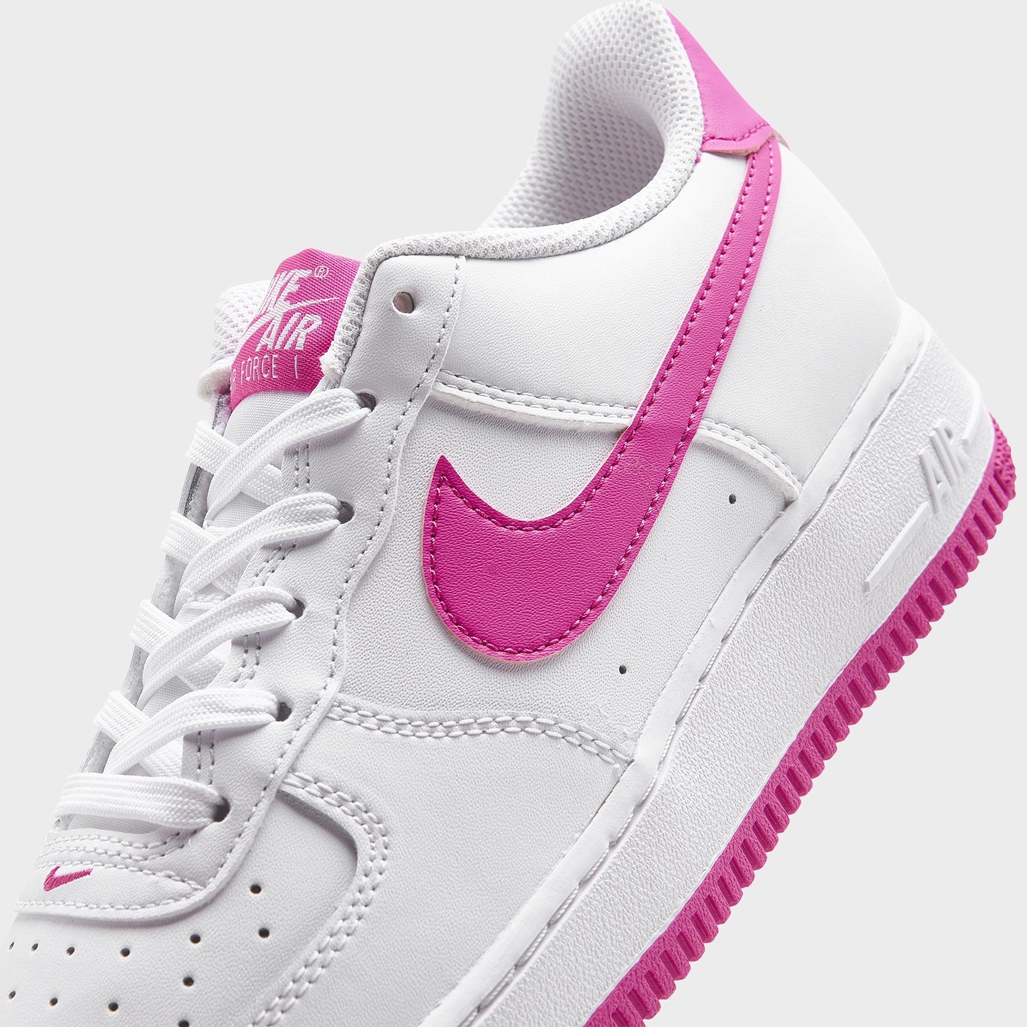 Nike Air Force 1 GS White / Laser Fuchsia