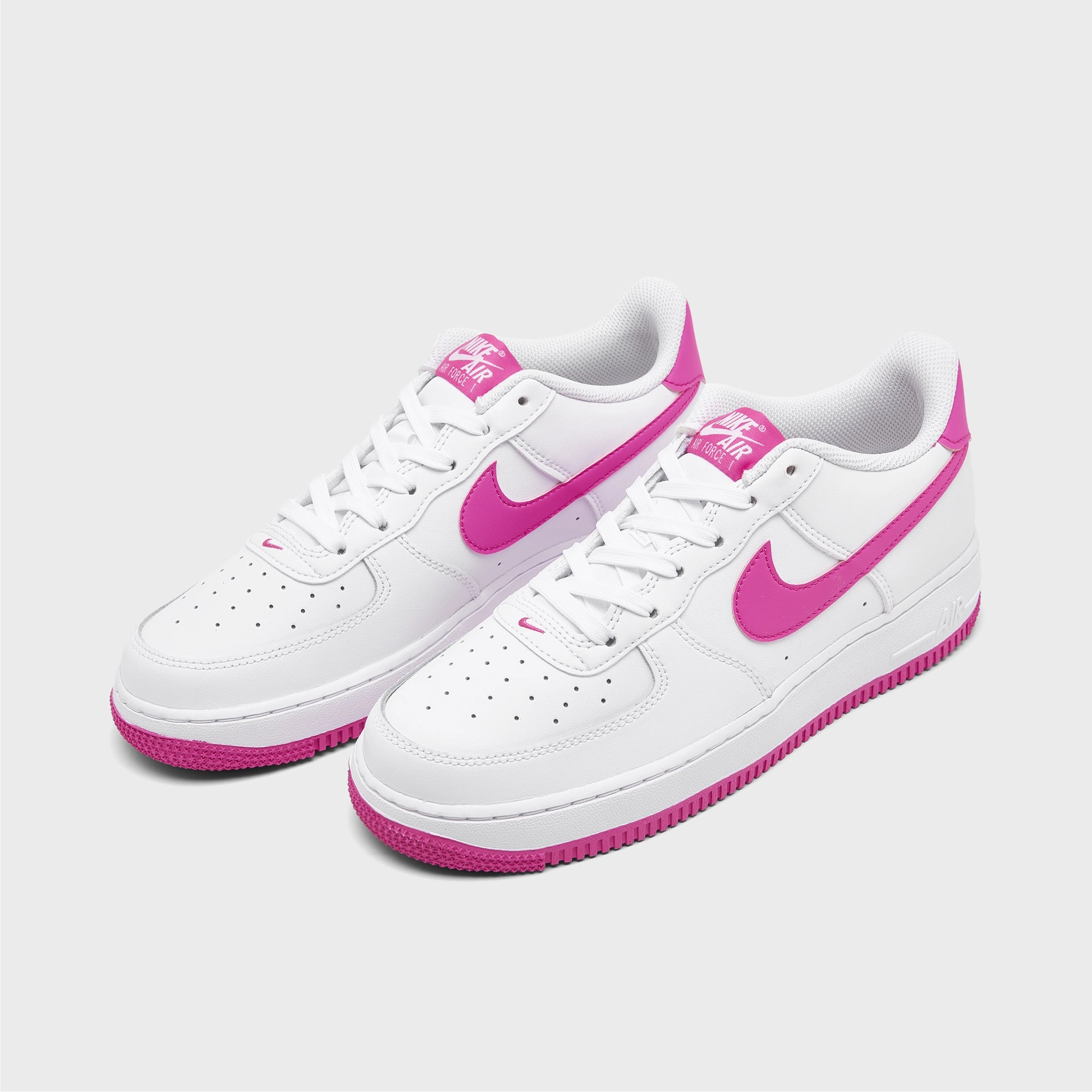 Nike Air Force 1 GS White / Laser Fuchsia