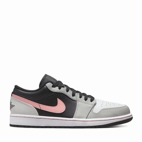 NIKE AIR JORDAN1 LOW BLACK GREY PINK