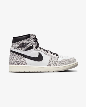 NIKE AIR JORDAN1 RETRO HIGH OG GS WHITE CEMENT (NEW)