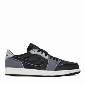 NIKE AIR JORDAN1 RETRO LOW OG EX BLACK SMOKE GREY (NEW)