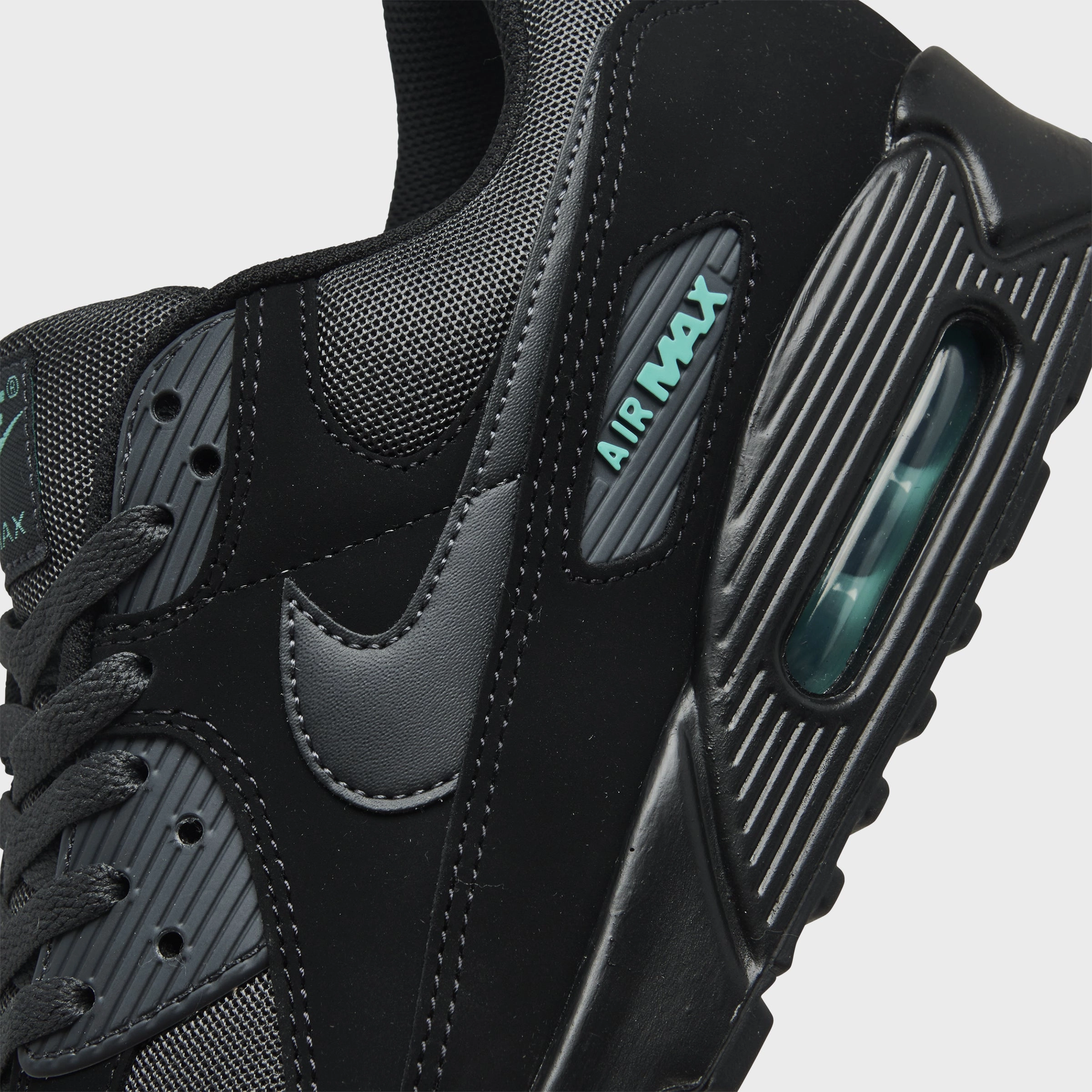 Nike Air Max 90 Black / Anthracite - Aurora Green