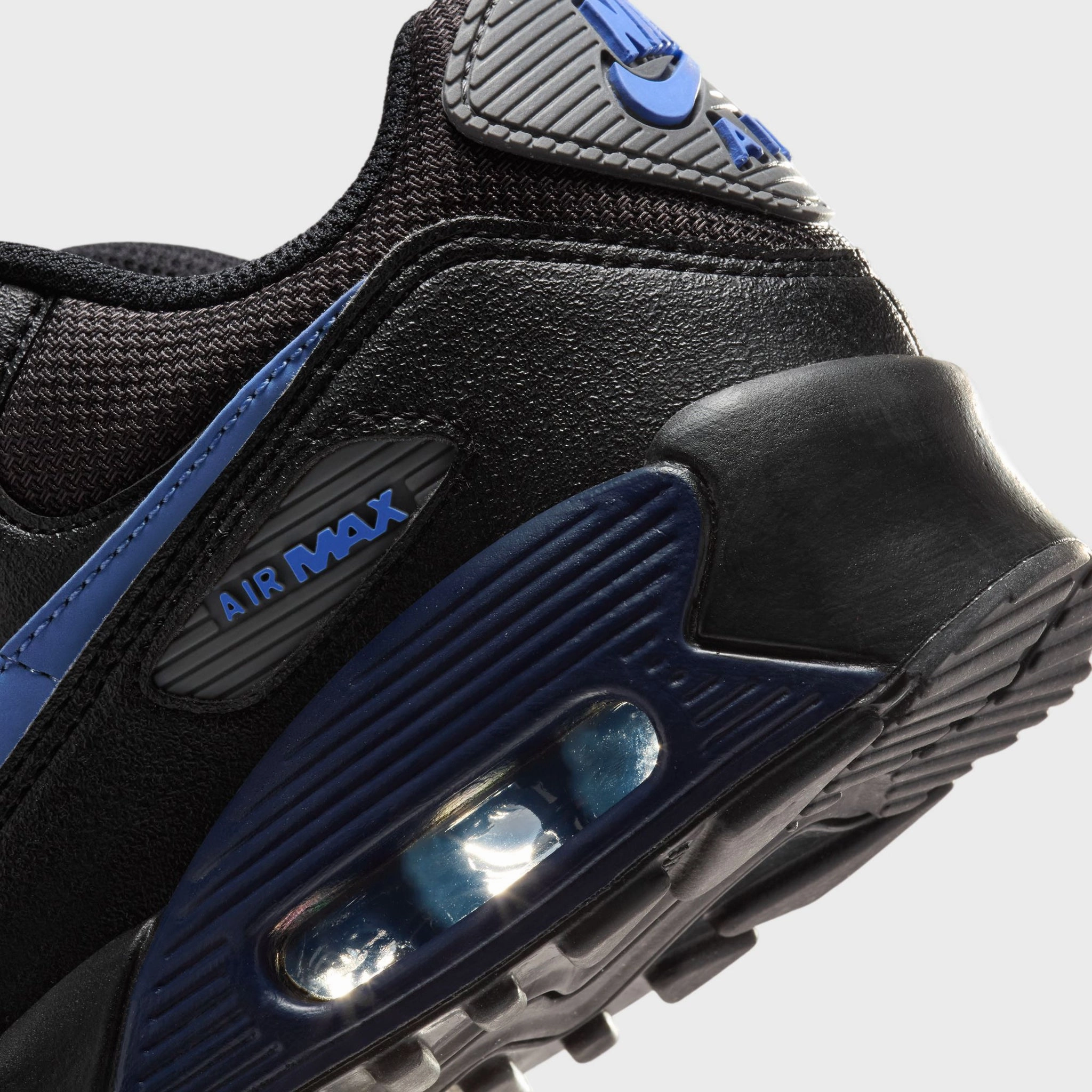Nike Air Max 90 GS Black / Midnight Navy - Smoke Grey